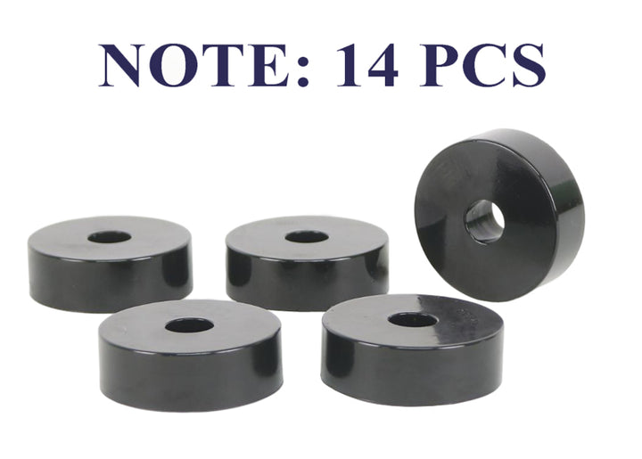 Whiteline 1959-1973 Jeep CJ5 Body Mount Bushing Set - Bull Strap