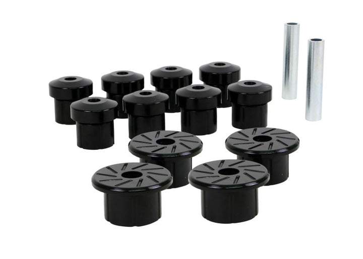 Whiteline 1972-1977 Pontiac Ventura Rear Leaf Spring & Shackle Bushings - Bull Strap