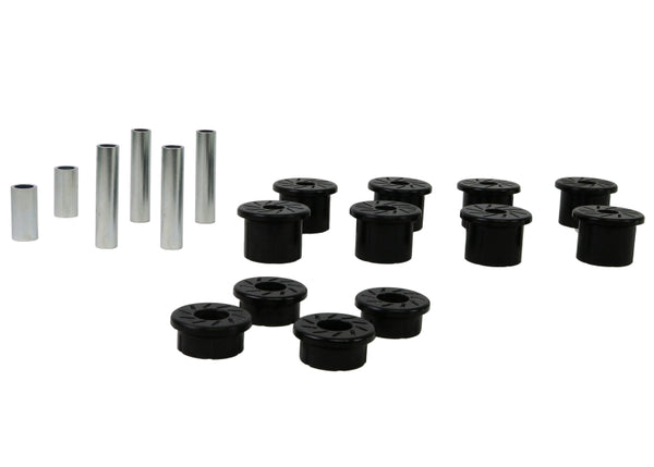 Whiteline 1980-1997 Ford F-250 Spring - Eye Front/Rear And Shackle Bushing - Bull Strap