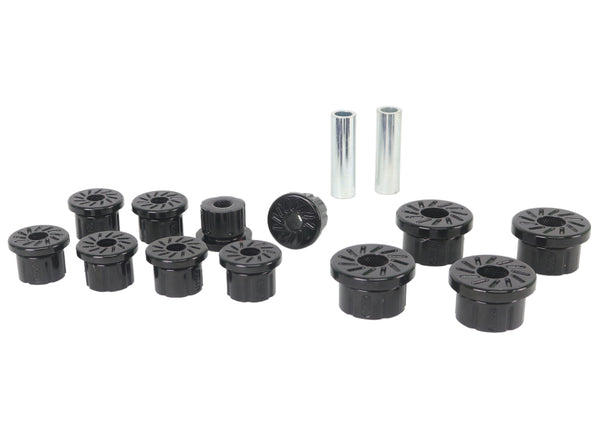 Whiteline 1986-1995 Suzuki Samurai Front Leaf Spring Eye And Shackle Bushings - Bull Strap