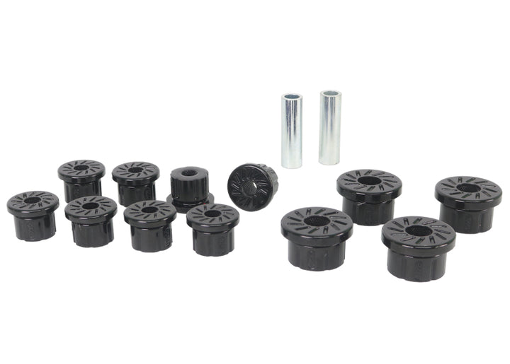 Whiteline 1986-1995 Suzuki Samurai Front Leaf Spring Eye And Shackle Bushings - Bull Strap