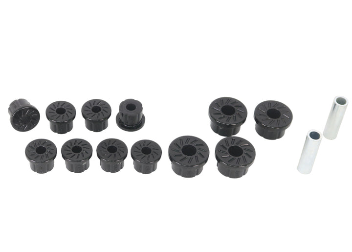 Whiteline 1986-1995 Suzuki Samurai Front Leaf Spring Eye And Shackle Bushings - Bull Strap