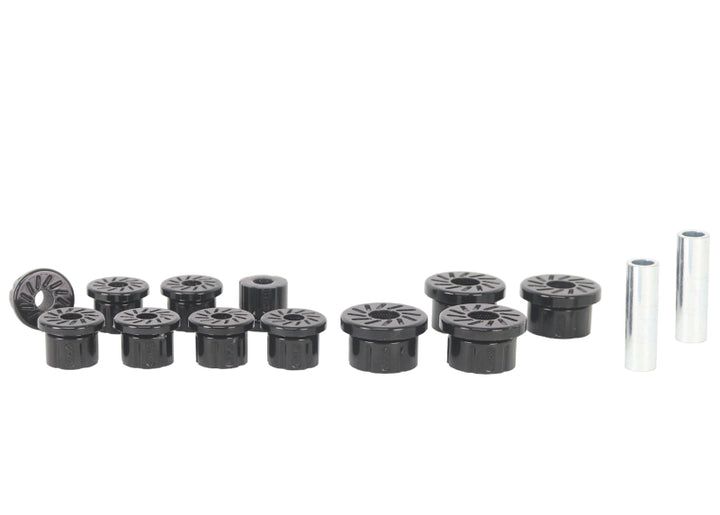 Whiteline 1986-1995 Suzuki Samurai Front Leaf Spring Eye And Shackle Bushings - Bull Strap