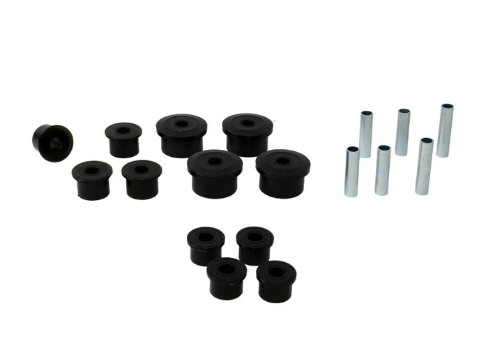 Whiteline 1986-1999 Jeep Cherokee Spring - Eye Front/Rear And Shackle Bushing - Bull Strap