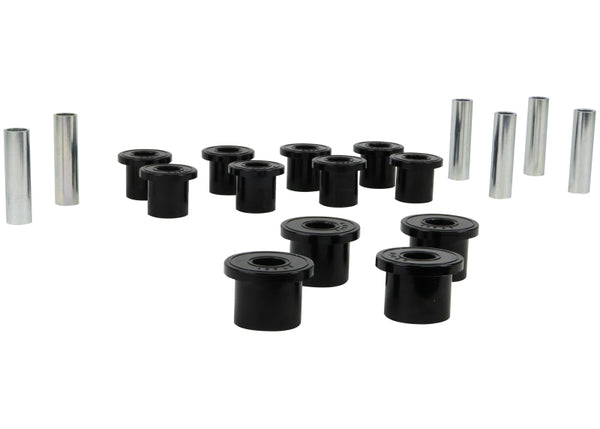 Whiteline 1987-1995 Jeep Wrangler Spring - Eye Front/Rear And Shackle Bushing - Bull Strap