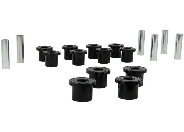 Whiteline 1987-1995 Jeep Wrangler Spring - Eye Front/Rear And Shackle Bushing - Bull Strap