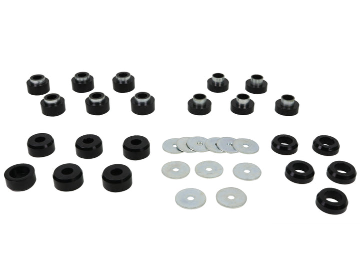 Whiteline 1997-2006 Jeep Wrangler Body Mount Bushing Set - Bull Strap