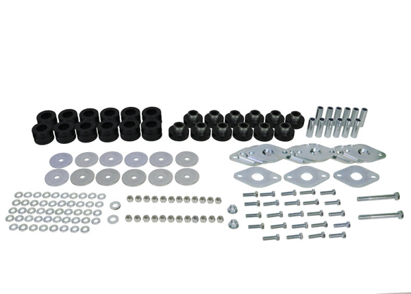 Whiteline 2007-2014 Jeep Wrangler Body Mount Bushing Set - Bull Strap