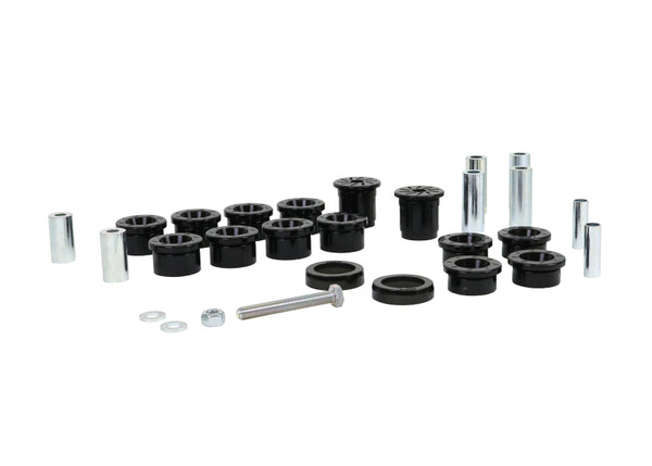 Whiteline 2007-2014 Jeep Wrangler Control Arm - Upper & Lower Bushing - Bull Strap