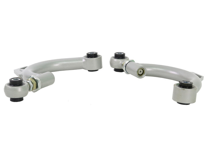 Whiteline 2015+ Honda Civic Rear Upper Camber Arm Adjustable - Pair - Bull Strap