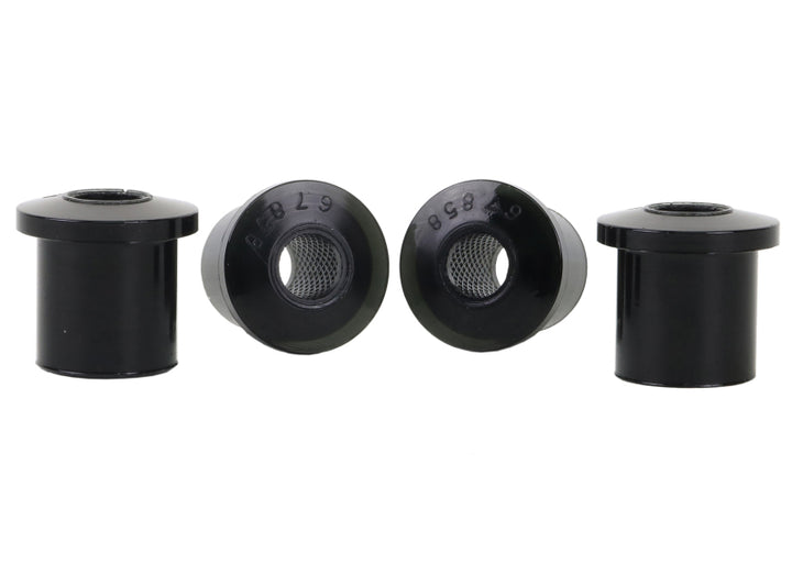 Whiteline 79-88 Toyota Pickup Front Leaf Spring Shackle Bushing Kit - Bull Strap