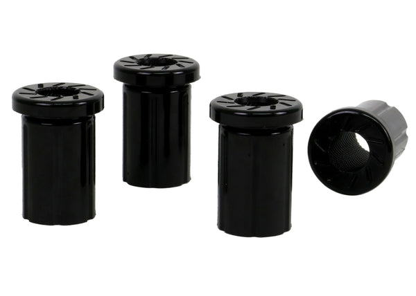 Whiteline 80-85 Toyota Pickup Rear Leaf Spring Shackle Bushing - Bull Strap