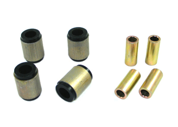 Whiteline 89-94 Nissan 240SX S13 / 90-96 Nissan 300zx Z32 Rear Lower Inner Control Arm Bushing Kit - Bull Strap