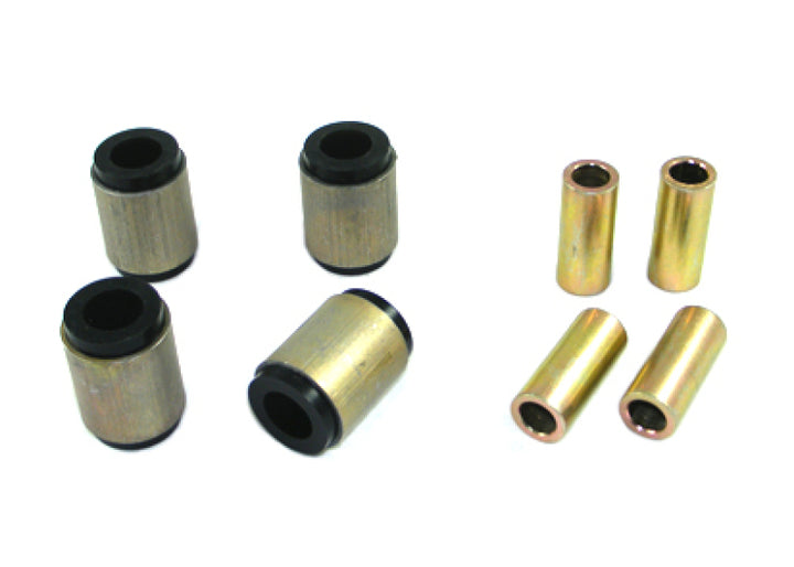Whiteline 89-94 Nissan 240SX S13 / 90-96 Nissan 300zx Z32 Rear Lower Inner Control Arm Bushing Kit - Bull Strap