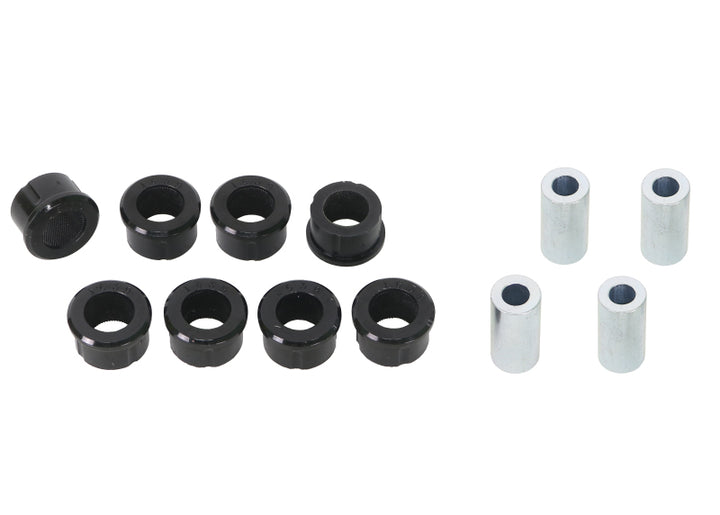Whiteline 89-94 Nissan 240SX S13 / 90-96 Nissan 300zx Z32 Rear Lower Inner Control Arm Bushing Kit - Bull Strap