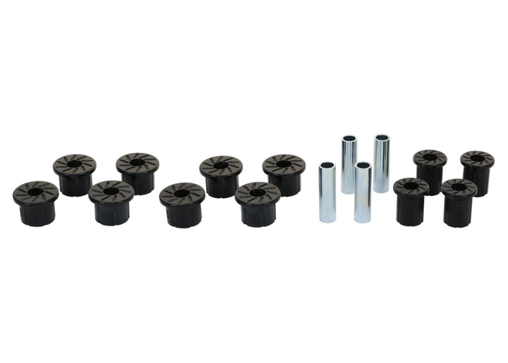 Whiteline 89-95 Toyota Pickup / 01-04 Toyota Tacoma Rear Leaf Spring Shackle Bushing Kit - Bull Strap