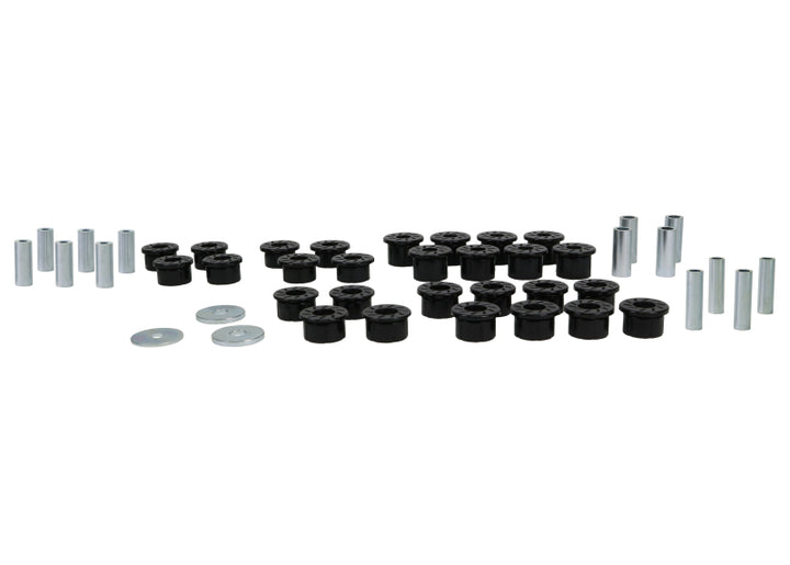 Whiteline 90-05 Mazda Miata (NA/NB Chassis) Rear Control Arm Bushing Kit - Bull Strap