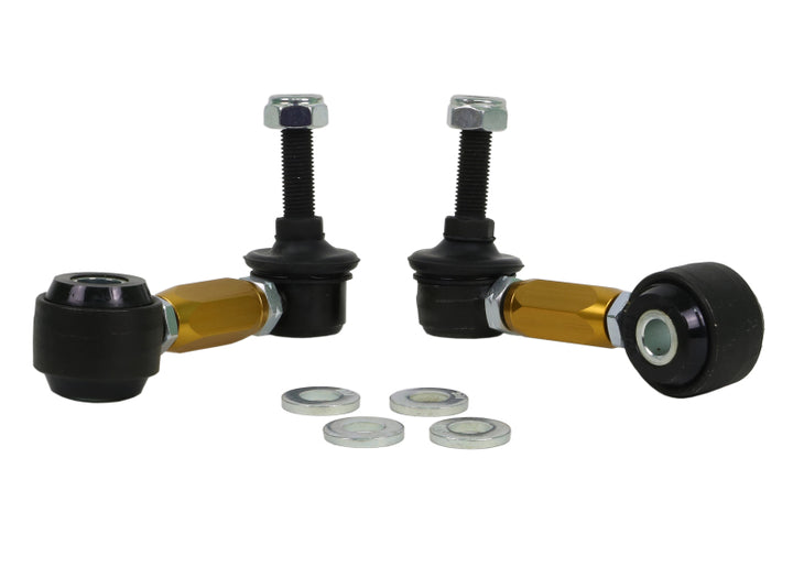 Whiteline 90-97 Mazda Miata Adjustable Front Sway Bar Links - Bull Strap