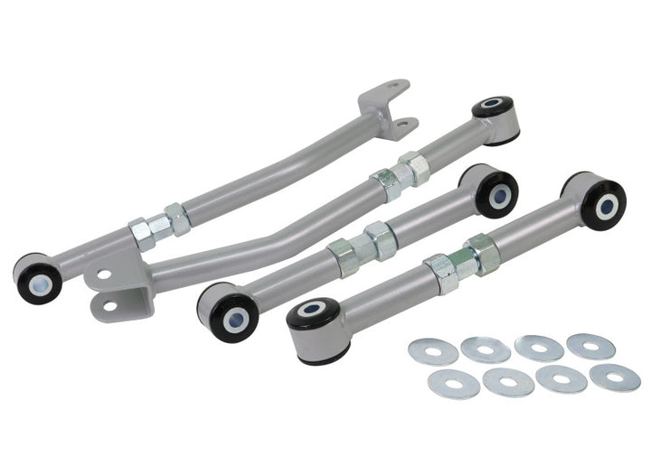Whiteline 98-08 Subaru Legacy Liberty Rear Lower Control arm-adjust toe/camber - Bull Strap