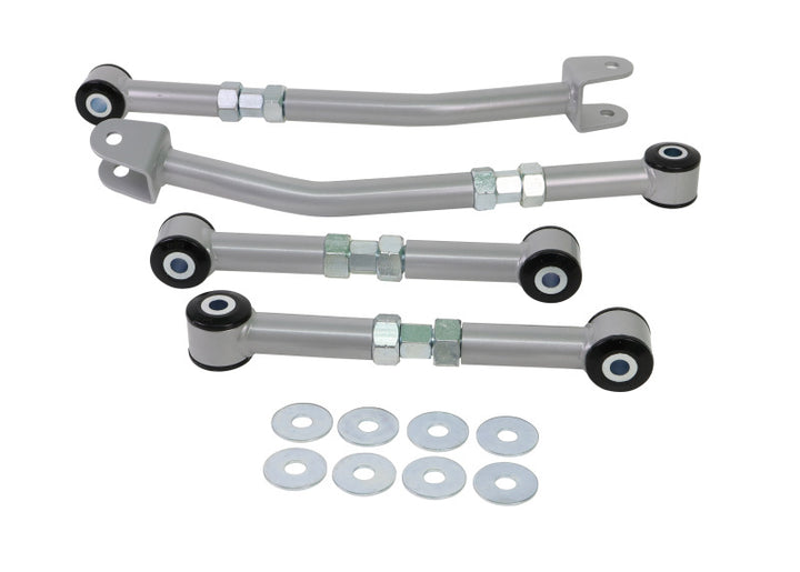 Whiteline 98-08 Subaru Legacy Liberty Rear Lower Control arm-adjust toe/camber - Bull Strap