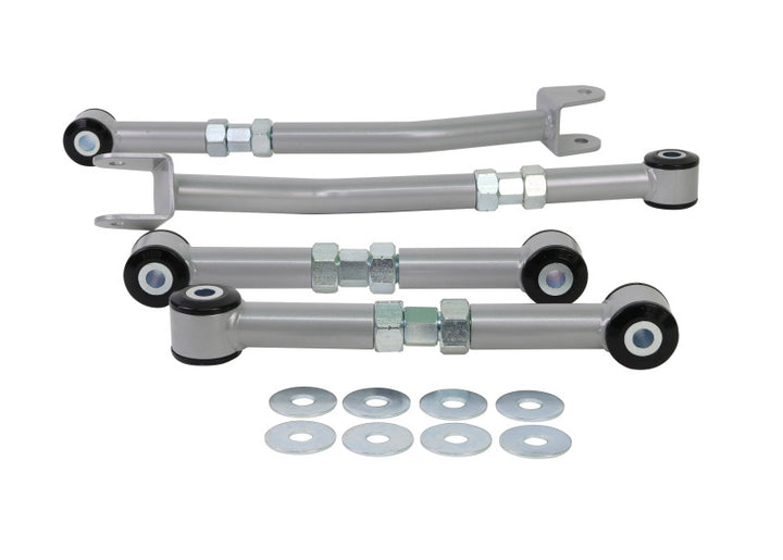 Whiteline 98-08 Subaru Legacy Liberty Rear Lower Control arm-adjust toe/camber - Bull Strap