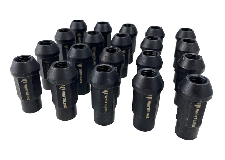 Whiteline M12x1.50 Branded Wheel Nuts - Set of 20 - Bull Strap