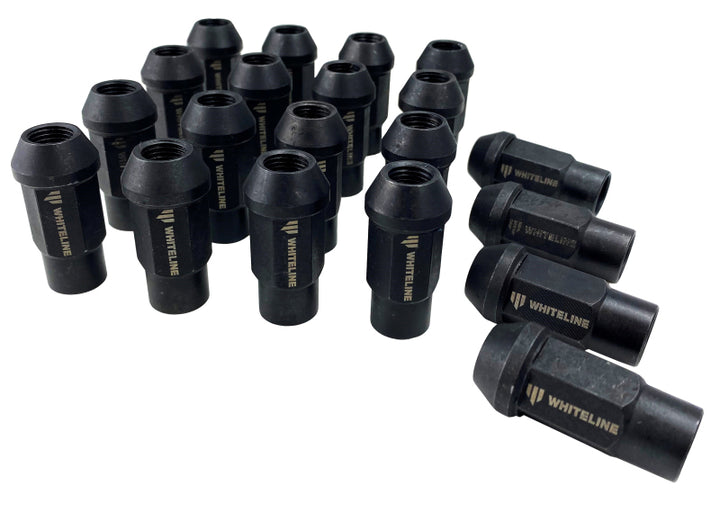 Whiteline M12x1.50 Branded Wheel Nuts - Set of 20 - Bull Strap