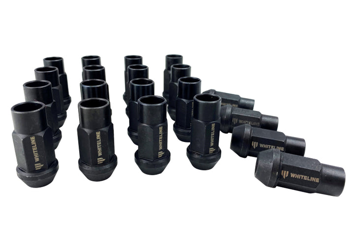 Whiteline M12x1.50 Branded Wheel Nuts - Set of 20 - Bull Strap