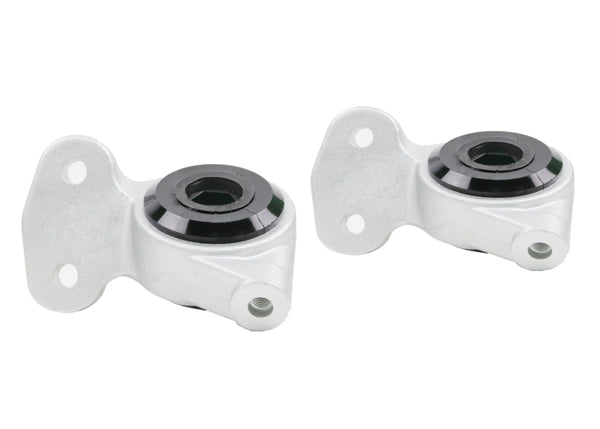 Whiteline Plus 01-06 BMW E46 M3 Front Control Arm Lower Inner Rear Bushing Set - Bull Strap