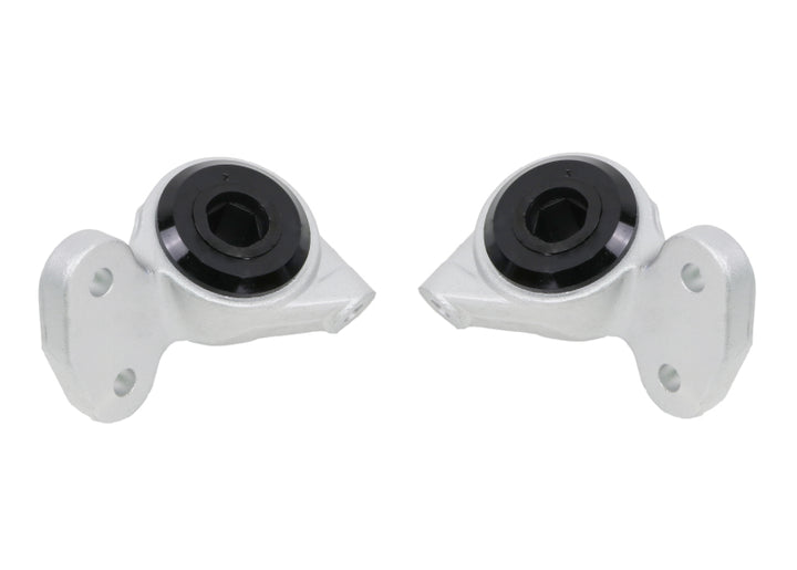 Whiteline Plus 01-06 BMW E46 M3 Front Control Arm Lower Inner Rear Bushing Set - Bull Strap