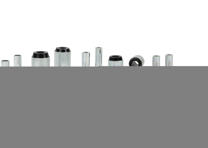 Whiteline Plus 02-09 Lexus GX470 / 06+ Toyota FJ Cruiser Fr C/A - Lwr Inner Front & Rear Bushing Kit - Bull Strap