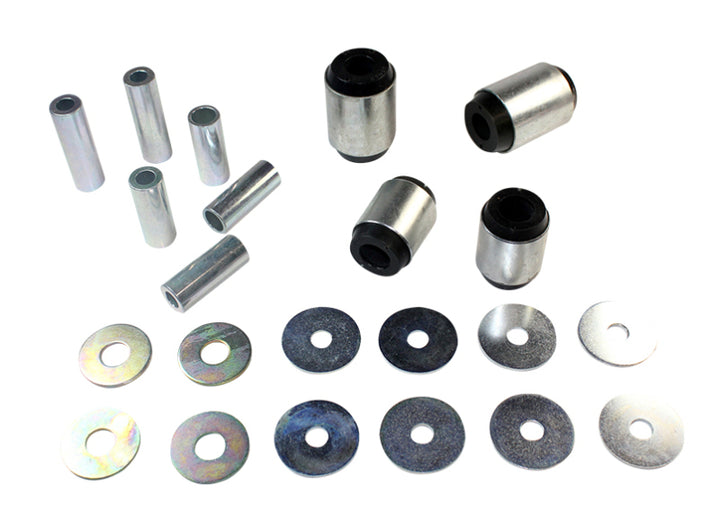 Whiteline Plus 02-09 Lexus GX470 / 06+ Toyota FJ Cruiser Fr C/A - Lwr Inner Front & Rear Bushing Kit - Bull Strap