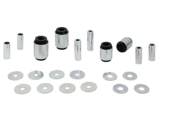 Whiteline Plus 02-09 Lexus GX470 / 06+ Toyota FJ Cruiser Fr C/A - Lwr Inner Front & Rear Bushing Kit - Bull Strap