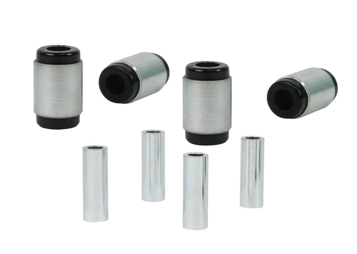 Whiteline Plus 03+ Nissan 350z / Infiniti G35 Front Upper Inner Control Arm Bushing Kit - Bull Strap