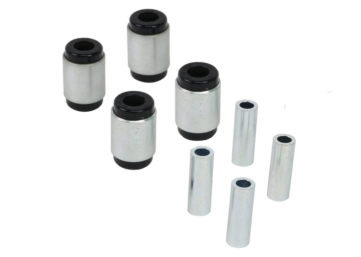 Whiteline Plus 03+ Nissan 350z / Infiniti G35 Front Upper Inner Control Arm Bushing Kit - Bull Strap