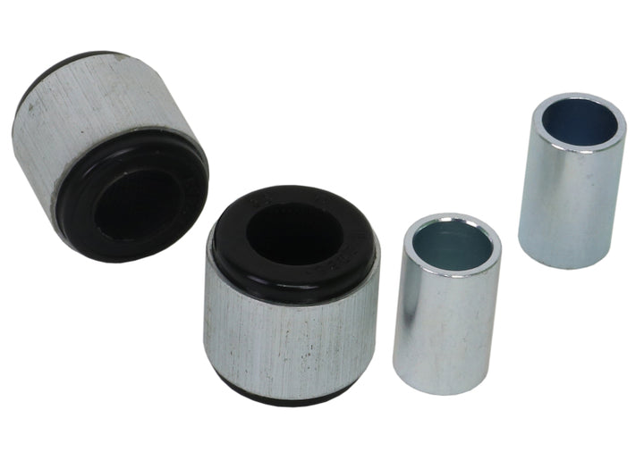 Whiteline Plus 03+ Nissan 350z / Infiniti G35 Rear Upper Front Trailing Arm Bushing Kit - Bull Strap