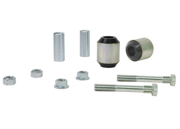 Whiteline Plus 04/91-05/01 BMW 3 Series Rear Lower/Upper Outer Control Arm Bushing Kit (Camber Adj) - Bull Strap