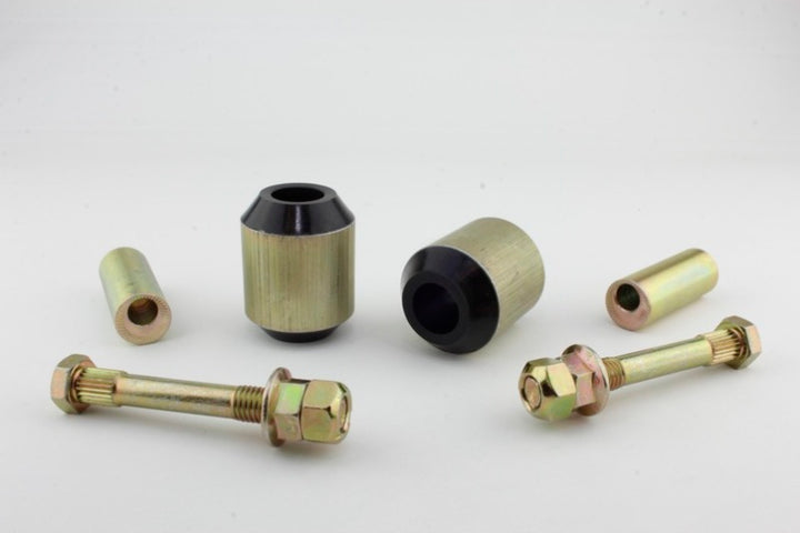 Whiteline Plus 04/91-05/01 BMW 3 Series Rear Lower/Upper Outer Control Arm Bushing Kit (Camber Adj) - Bull Strap