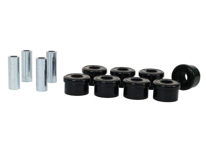 Whiteline Plus 05/87-02/93 Toyota Camry SV20/21/22 4/6cyl Rear Lower Trailing Arm Bushing Kit - Bull Strap