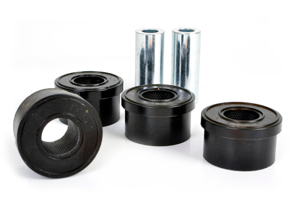 Whiteline Plus 05+ BMW 1 Series/3/05-10/11 3 Series Rear Control Arm - Lower Inner Bushing Kit - Bull Strap
