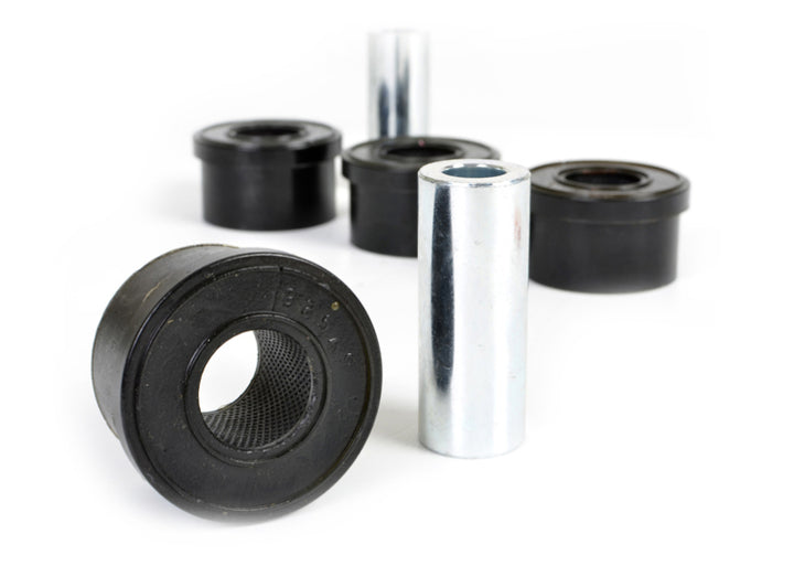 Whiteline Plus 05+ BMW 1 Series/3/05-10/11 3 Series Rear Control Arm - Lower Inner Bushing Kit - Bull Strap