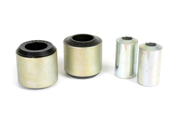 Whiteline Plus 05+ BMW 1 Series/3/05-10/11 3 Series Rear Control Arm - Upper Outer Bushing Kit - Bull Strap