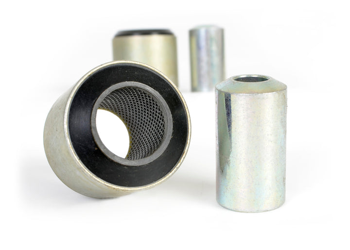 Whiteline Plus 05+ BMW 1 Series/3/05-10/11 3 Series Rear Control Arm - Upper Outer Bushing Kit - Bull Strap