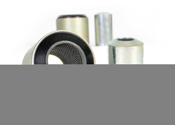Whiteline Plus 05+ BMW 1 Series/3/05-10/11 3 Series Rear Control Arm - Upper Outer Bushing Kit - Bull Strap
