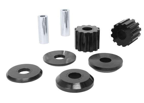 Whiteline Plus 09+ Land Rover Disovery Series 4 Front Control Arm Lower Inner Rear Bushing Kit - Bull Strap