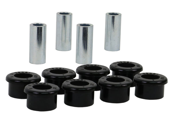 Whiteline Plus 1/90-02 Nissan Skyline Rear Radius Arm - Upper Inner & Outer Bushing Kit - Bull Strap
