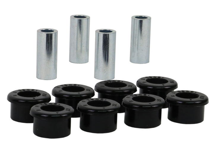 Whiteline Plus 1/90-02 Nissan Skyline Rear Radius Arm - Upper Inner & Outer Bushing Kit - Bull Strap
