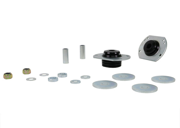 Whiteline Plus 10/02-8/06 Pontiac GTO 8cyl Front Radius Rod - Shim Adjustable Caster Kit - Bull Strap