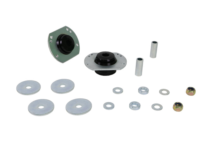 Whiteline Plus 10/02-8/06 Pontiac GTO 8cyl Front Radius Rod - Shim Adjustable Caster Kit - Bull Strap
