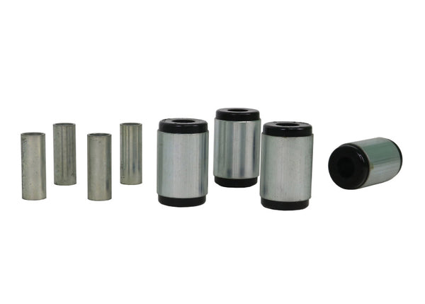 Whiteline Plus 10/83-4/93 Toyota Supra Front Control Arm - Lower Inner Front & Rear Bushing Kit - Bull Strap